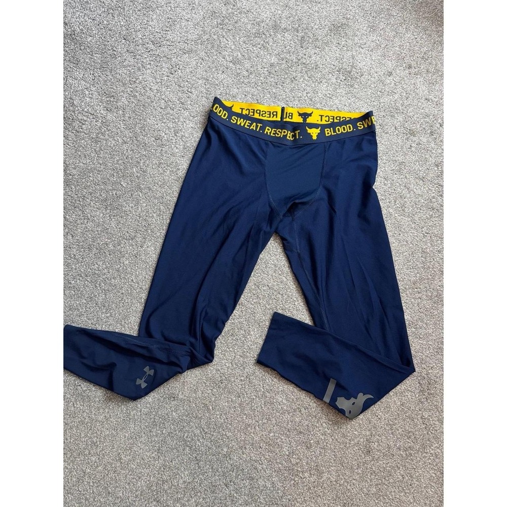 Compression Pants Under Armour Project Rock Blue